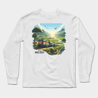 Train, Rail Melody Long Sleeve T-Shirt